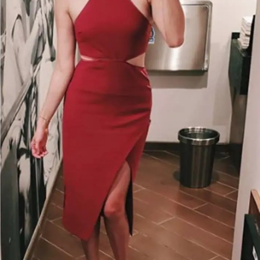 Cinq Sept Red Yael Dress